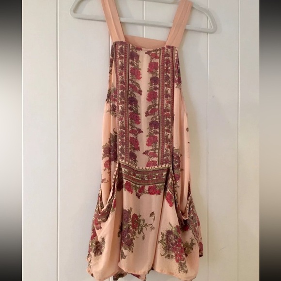 Free People Paradise Song Floral Tunic Dress in Antique Combo Size XS - Picture 4 of 5